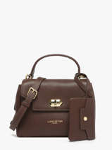 Cross Body Tas Mademoiselle Grace Leder Lancaster Bruin mademoiselle grace 101