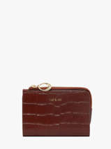 Portefeuille Leder Nat et nin Rood vintage 25311-29