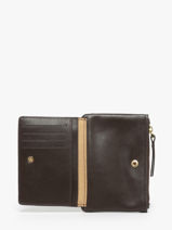 Portefeuille Cuir Nat et nin Marron vintage SOLY-vue-porte
