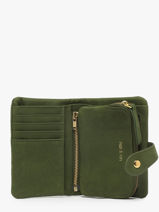 Portefeuille Joyce Cuir Nat et nin Vert vintage JOYCE-vue-porte