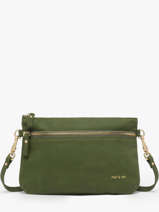 Sac Bandoulire Vicky Cuir Nat et nin Vert vintage VICKY