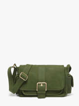 Cross Body Tas Vintage Leder Nat et nin Groen vintage JOY