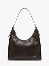 Sac Port paule Vintage Cuir Nat et nin Marron vintage TINA