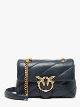 Cross Body Tas Love Bag Puff Pinko Blauw love bag puff A0F2