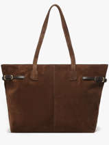Sac Port paule Marceau Cuir Nat et nin Marron vintage MARCEAU