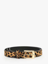 Ceinture Femme L�opard Cuir Pieces Marron naina 17098646