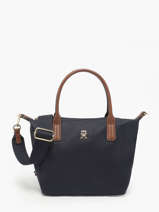 Cross Body Tas Popette Nylon Tommy hilfiger Blauw popette AW17709