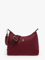 Sac Bandoulire Popette Nylon Tommy hilfiger Rouge popette AW17937