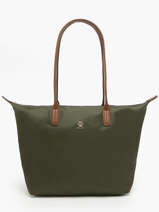 Sac Port paule A4 Popette Nylon Tommy hilfiger Vert popette AW17711