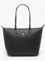 Sac Port� �paule Popette Nylon Tommy hilfiger Noir popette AW17705