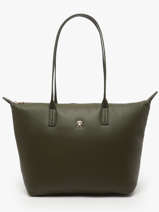 Sac Port paule Popette Nylon Tommy hilfiger Vert popette AW17705