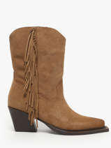 Santiags  Talon En Cuir Inuovo Marron women B50014