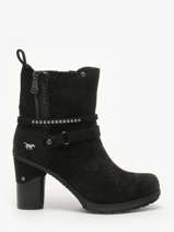 Bottines  Talon Mustang Noir women M0162009