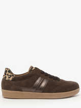 Sneakers En Cuir Gabor Marron women 18