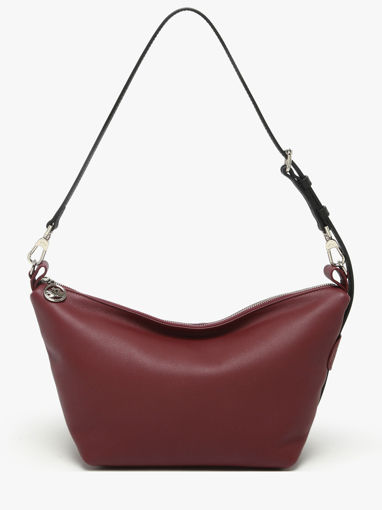 Longchamp Besace longchamp cuir Sac port travers Violet