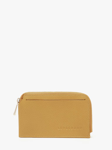 Longchamp Le foulonn Porte billets/cartes Jaune