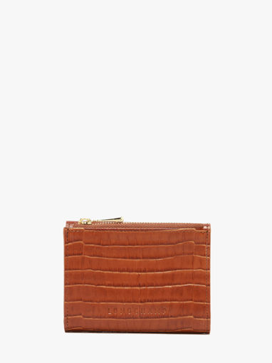 Longchamp Longchamp pocket croco Portefeuille Marron