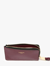 Kaarthouder Origami Leder Lancel Violet origami A13422-vue-porte