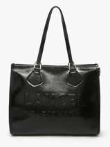 Cabas Cabas D'ete Cuir Lancel Noir cabas d'ete A13770