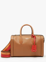 Sac Bowling M Bcbg Cuir Lancel Marron bcbg A13690