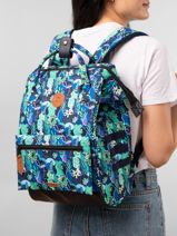 Rugzak Adventurer Medium Manaus Cabaia Blauw anniversaire 10ans - BAGM-10A-vue-porte