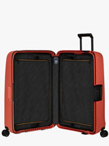 Harde Harde Reiskoffer Essens Samsonite Oranje essens 146912-vue-porte