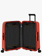 Harde Harde Reiskoffer Essens Samsonite Oranje essens 146911-vue-porte