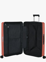Harde Reiskoffer Upscape Samsonite Oranje upscape KJ1003-vue-porte