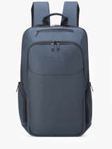 Sac  Dos Business 1 Compartiment + Pc 15" Delsey Gris parvis + 3944609