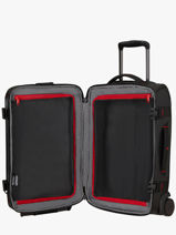 Valise Cabine Samsonite Noir ecodiver 140881-vue-porte