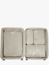 Valise Rigide Extensible Paralux Hs Samsonite Beige paralux hs 156526-vue-porte