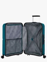 Harde Reiskoffer Airconic American tourister Blauw airconic 88G002-vue-porte