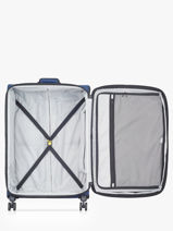 Soepele Reiskoffer Op Wieltjes Maubert 2.0 Delsey Blauw maubert 2.0 3813821W-vue-porte