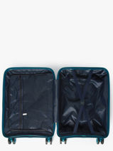 Valise Cabine Travel Bleu victoria S-vue-porte