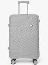 Harde Reiskoffer Victoria Travel Grijs victoria M