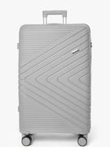 Harde Reiskoffer Victoria Travel Grijs victoria L