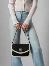 Schoudertas Sheep David jones Zwart sheep CM7753-vue-porte