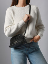 Sac Bandouli�re Exo Cuir Lancaster Noir exo 113-vue-porte