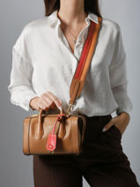 Mini Sac Bowling Bcbg Cuir Lancel Marron bcbg A13689-vue-porte