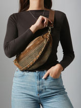 Sac Banane Mila louise Marron vintage 23689PAV-vue-porte