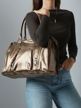 Sac Port paule Format A4 Gallantry Marron format a4 5-vue-porte