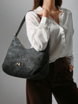 Schoudertas Carrie Tweed Nathan baume Zwart vogue TW-vue-porte