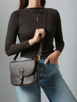 Sac Bandoulire Vintage Cuir Nat et nin Marron vintage OLIVIA-vue-porte