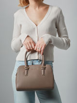 Sac Port paule Alpes David jones Marron alpes 4-vue-porte