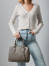 Sac Port Main Dune David jones Marron dune 2-vue-porte