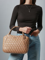 Sac Port paule Valla Guess Beige valla QG812222-vue-porte