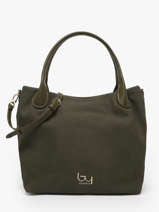Sac Port� �paule Daisy Suede By byblos Vert daisy suede BS66B01S