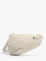 Sac Bandouli�re City Perle Cuir Et Mouton Nathan baume Beige n city S