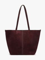 Sac Port paule Cabas Cuir Vanessa bruno Rouge cabas 29V40874