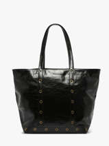 Schoudertas Le Cabas M In Gekreukeld Leder Vanessa bruno Zwart cabas cuir 82V40378